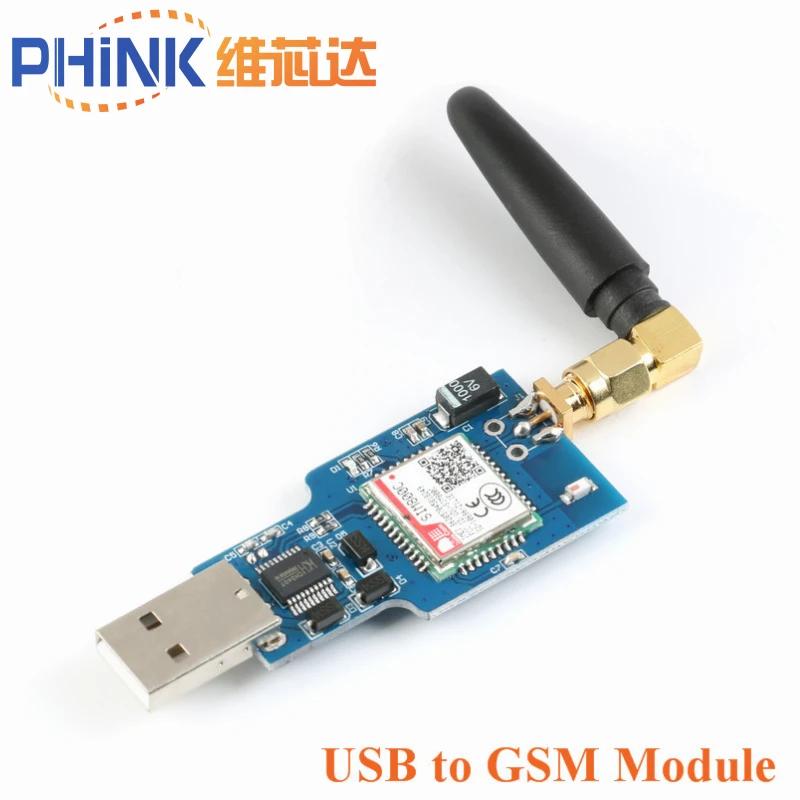 USB to GSM   GPRS SIM800 SIM800C ,    ȣȯ SMS ޽, ׳ 